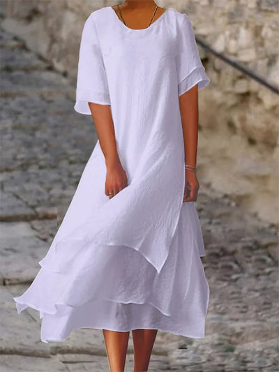 Alyssa | Festliches Damenkleid im Asymmetrischen Lagen-Look