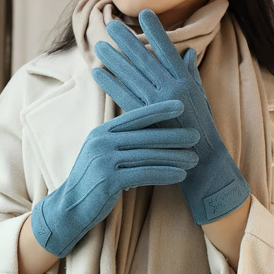 Alexandra | Elegante Touchscreen-Handschuhe für Damen, winddicht und warm