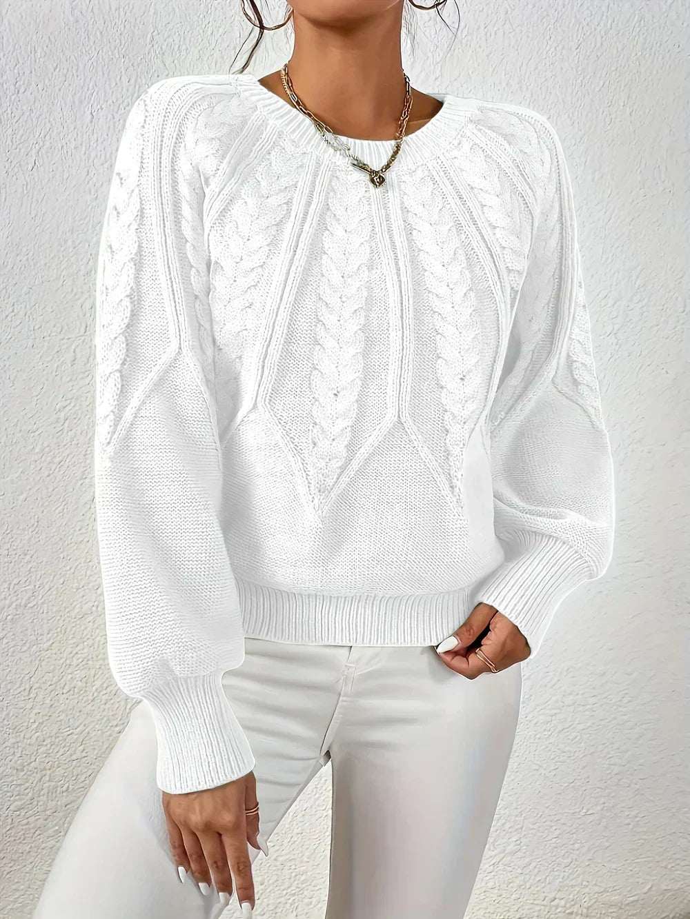 Louisa™ | Handgehäkelter Pullover