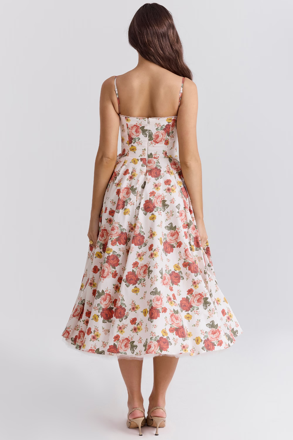 Jennifer | Wunderschönes tailliertes Midikleid