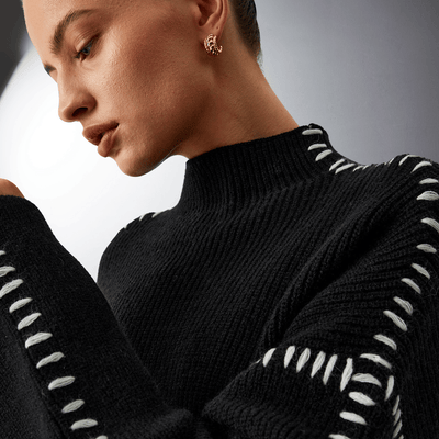 Aria | Hochwertiger Pullover mit Stehkragen und einzigartigem Komfort