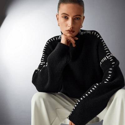 Aria | Hochwertiger Pullover mit Stehkragen und einzigartigem Komfort