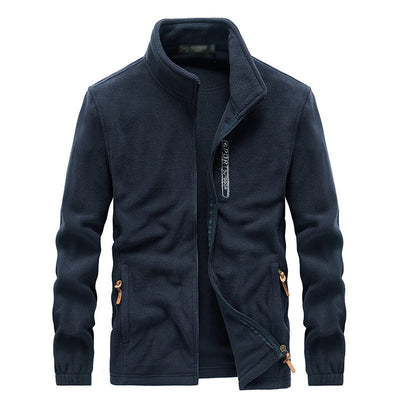 Warme Herrenjacke mit Stehkragen