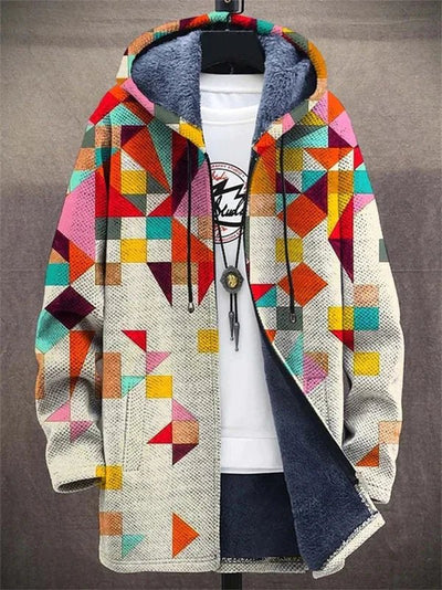 Willem – Elegante Strickjacke Gedruckt