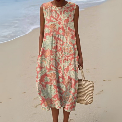 Millie | Retro Floral Dress