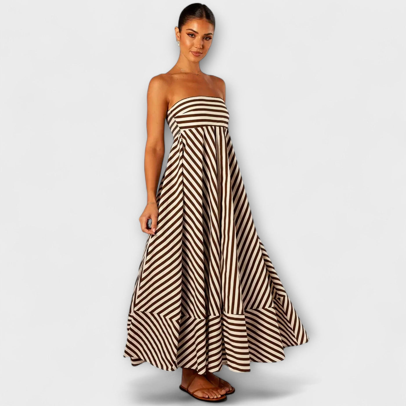 Maxikleid mit Rüschenshirt von Nachtzauber