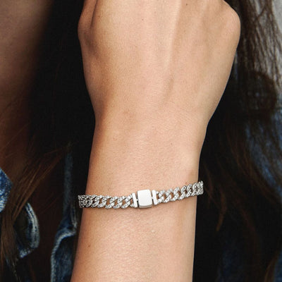Gold Pave Cuban Bracelet