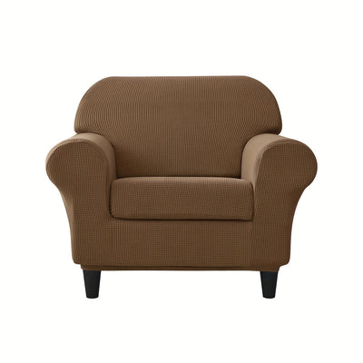 Weiche und elastische Jacquard-Sofahusse mit Kissenbezügen