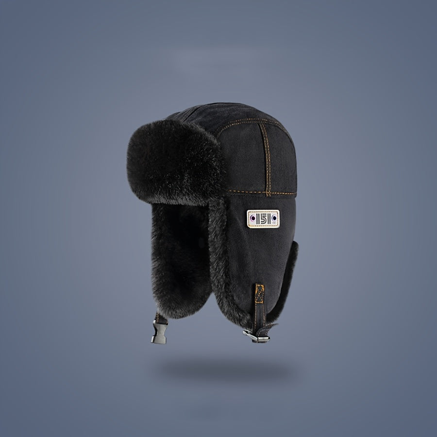 Anja | Elegante Winter Pilotenhoed mit Warmen Ohrflappen