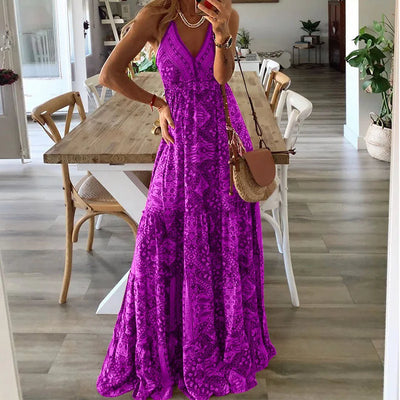 Blumenkleid für Frauen im Boho-Stil - Vaelyssa