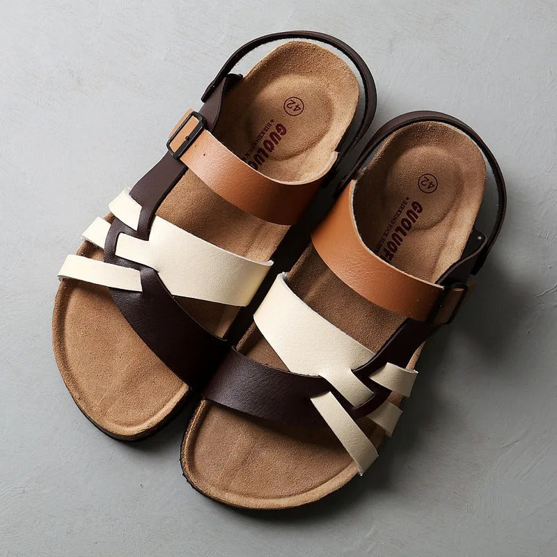 Jens | Klassische Ledersandalen
