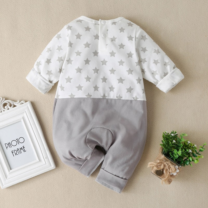 Weicher Baby-Jumpsuit mit Elefantenmotiv – KuschelZeit