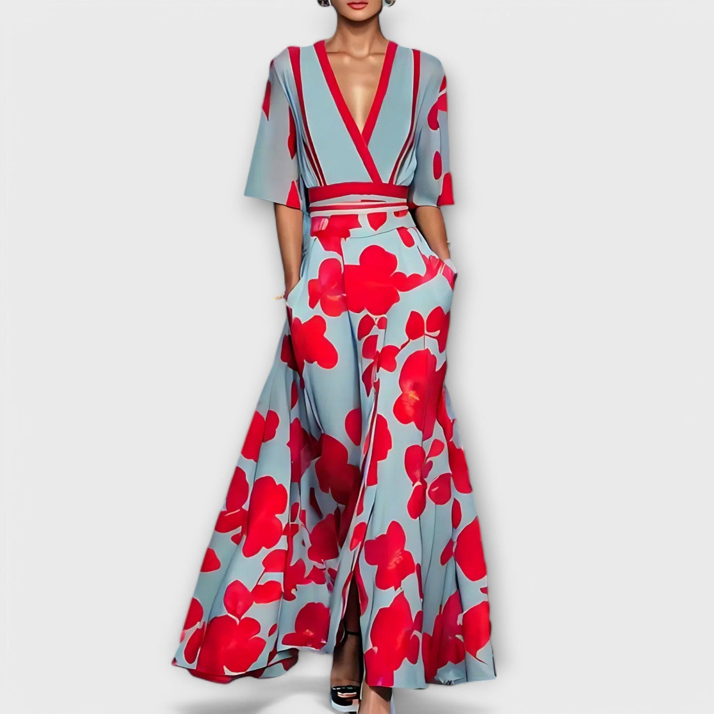 Elise - Elegantes Blumen-Minikleid
