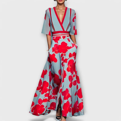 Elise - Elegantes Blumen-Minikleid