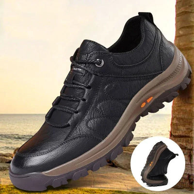Anton | Bequeme Atmungsaktive Schuhe mit Handstich und Fußgewölbeunterstützung