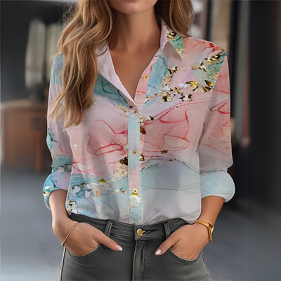 Aurora™ - Elegante Blumenbluse