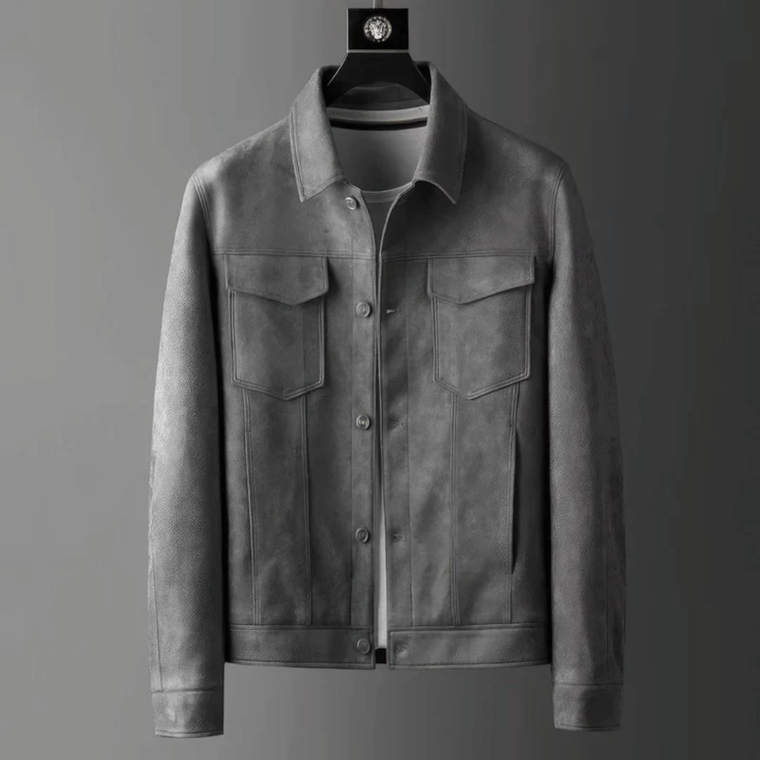 Alwin | Modische Wildlederjacke