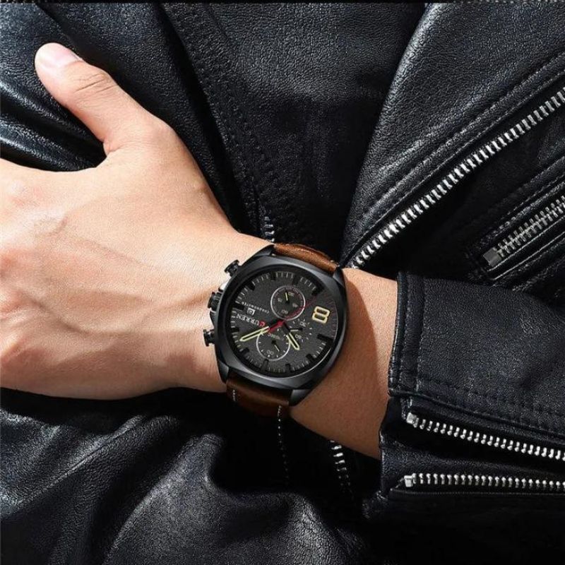 Wasserdichte Chronographen-Sportuhr im Militär-Design