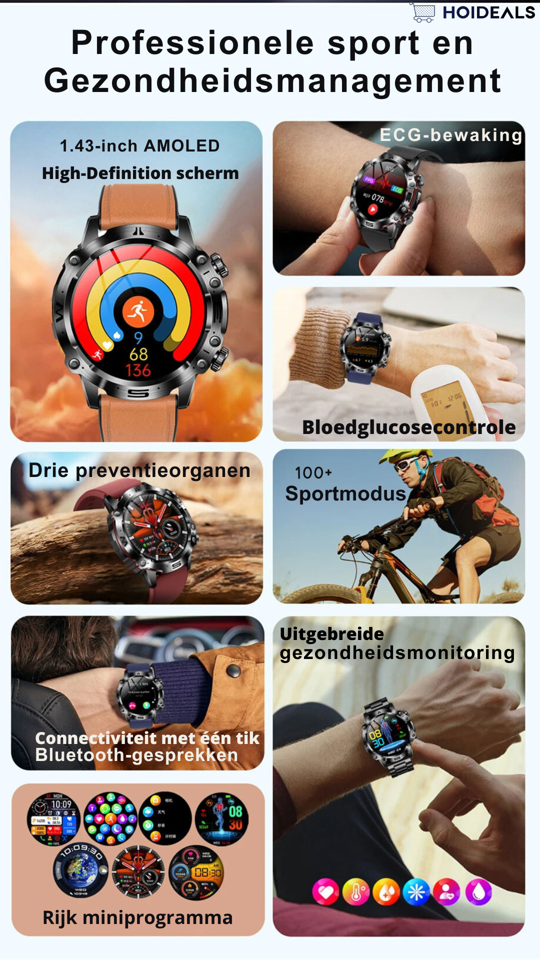 Aeternum | Intelligente Gesundheits-Smartwatch mit umfassender Diagnosefunktion