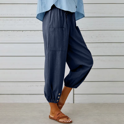 zeyra – die lässige haremshose mit hoher taille und bindegürtel für mühelosen stil