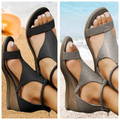 Anne™ Orthopädische Leder-Absatzsandalen