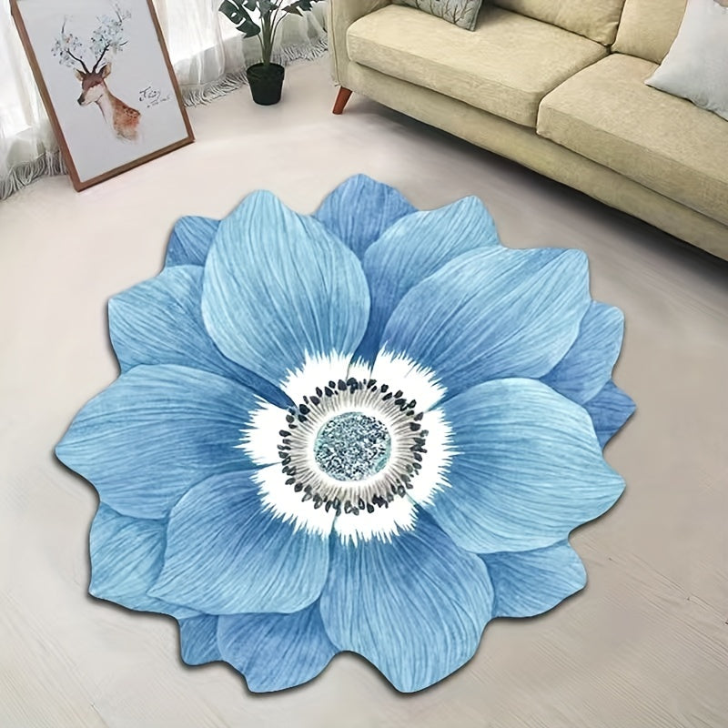 Blumenförmige Bodenmatte – Stilvoll & Gemütlich