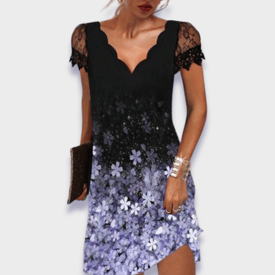 Zoey| Elegantes Damenkleid aus Premiumstoff für Hochzeitsgast und Festliche Anlässe