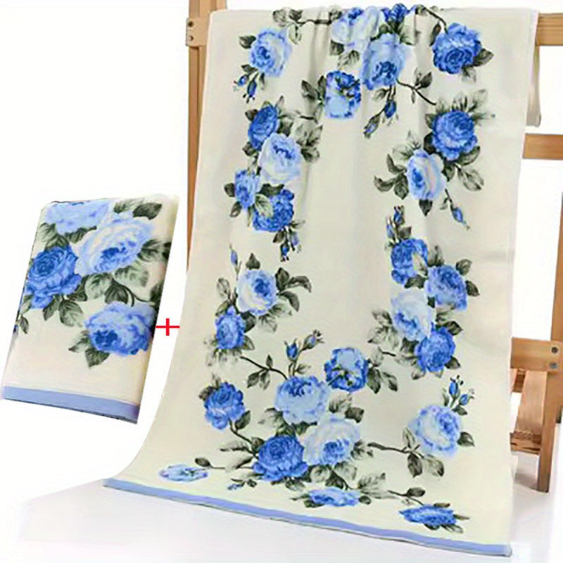 Blumenmuster Handtuch – Weich, Stilvoll & Perfekt für den Alltag