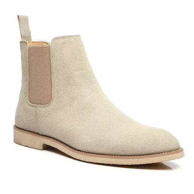 Andrea | Luxus Kalb Wildleder Chelsea Stiefel