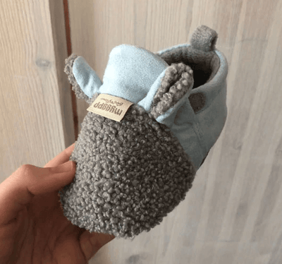 Weiche rutschfeste Lauflernschuhe für Babys mit Lamm-Motiv – Schrittchenwarm