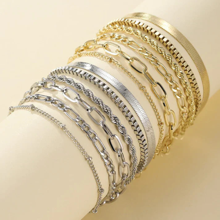 Ellis Renner Gold Bracelet Set