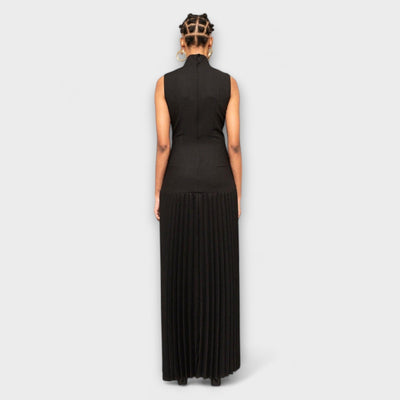 Kristen - Maxikleid mit Falten und Cut-Outs