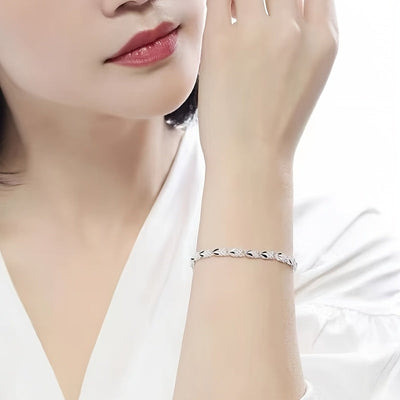 Armband mit einem Kleeblatt für Damen, A - Schmuckgeschenk