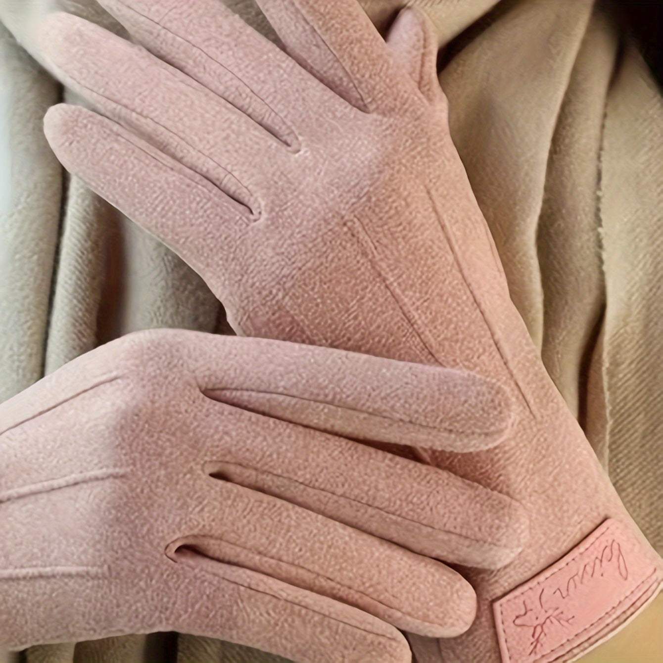 Alexandra | Elegante Touchscreen-Handschuhe für Damen, winddicht und warm