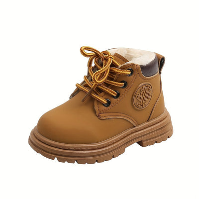 Wasserfeste Fleece-Winterstiefel für Jungen – Mit Warmfutter & Profilsohle