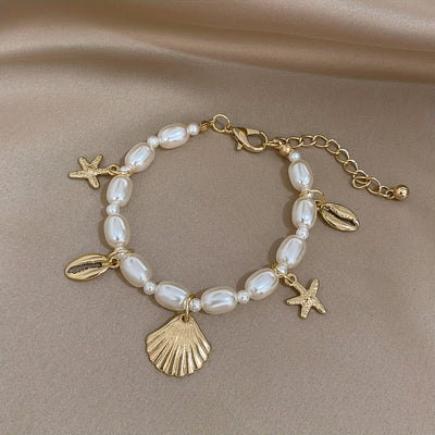 Boho Stil Sommer Seestern Muschel Armbinde