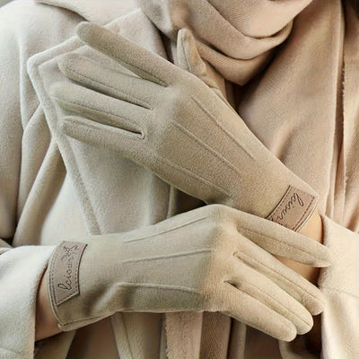 Alexandra | Elegante Touchscreen-Handschuhe für Damen, winddicht und warm