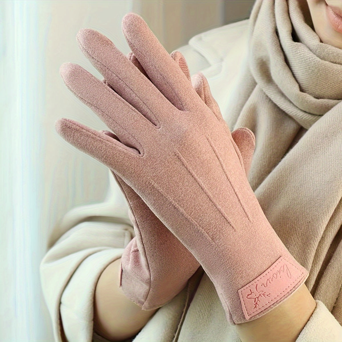 Alexandra | Elegante Touchscreen-Handschuhe für Damen, winddicht und warm