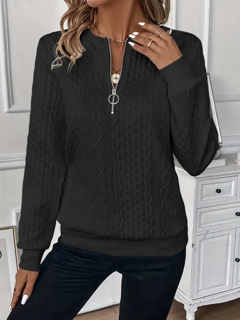 Herald™ - Stilvoller Pullover mit Reißverschluss