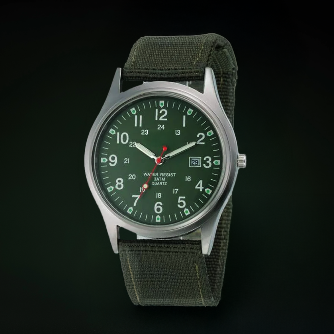 Armbanduhr im lässigen Stil, inspiriert von Military-Uhren