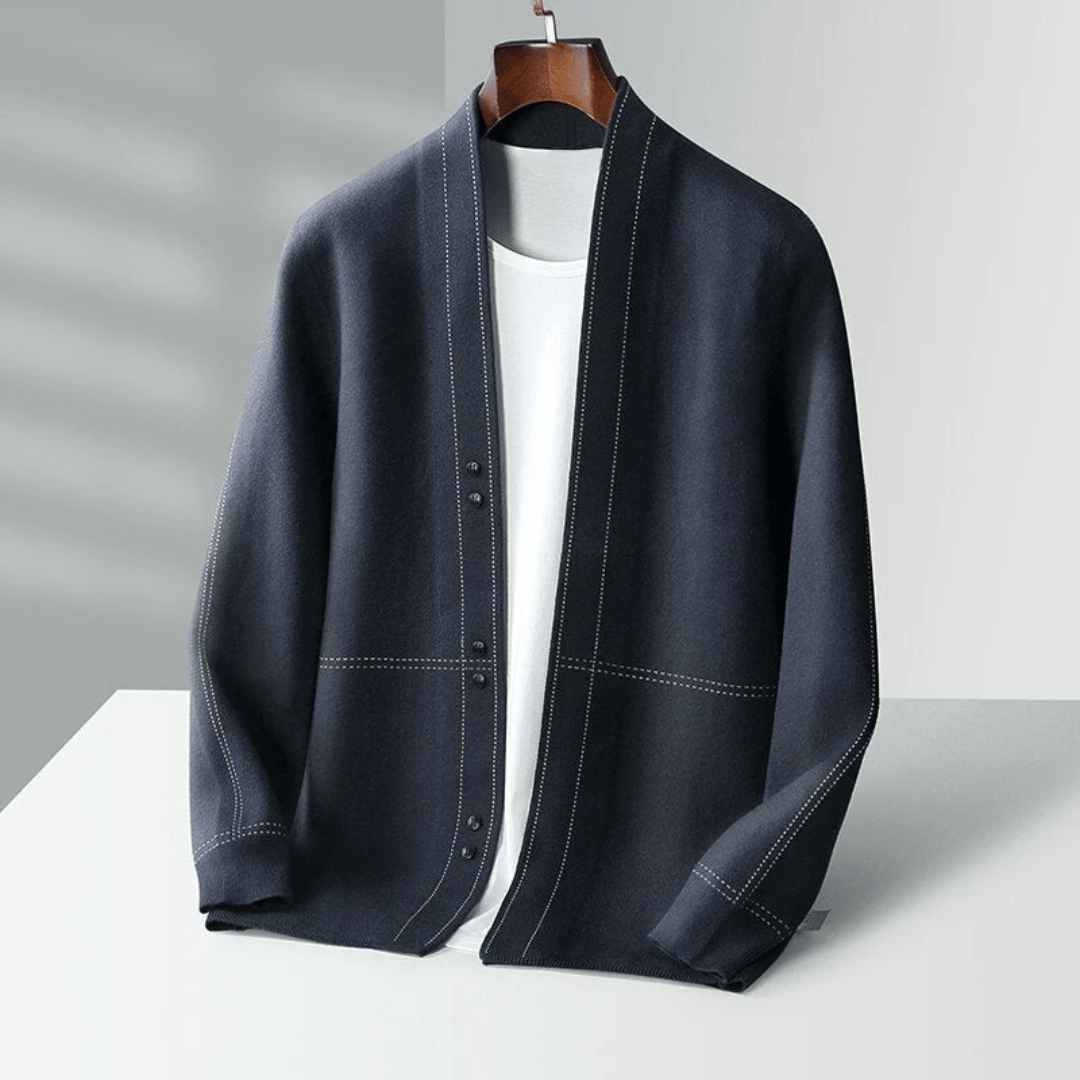 Rainer | Bequeme Strickjacke aus Wolle