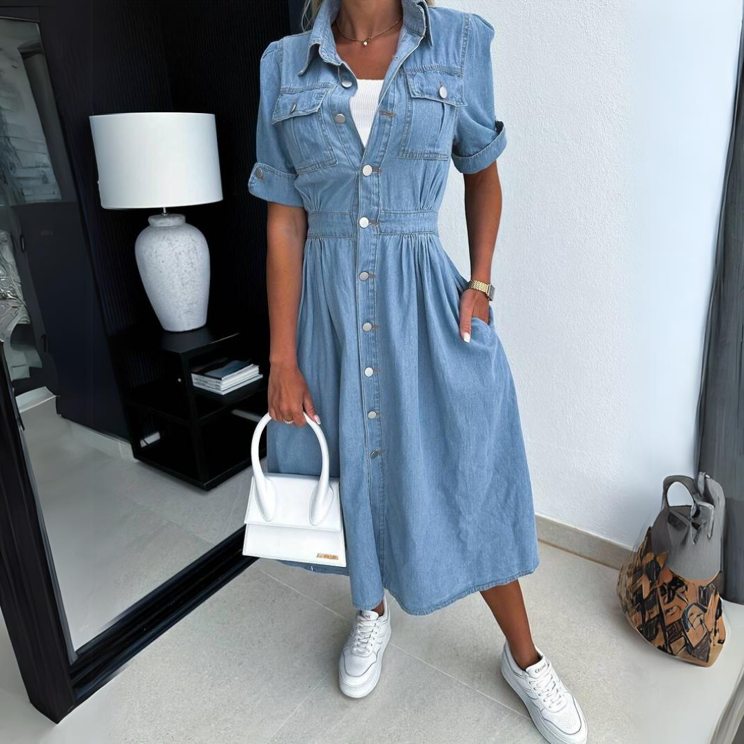 Priya | Elegantes und zeitloses Midikleid