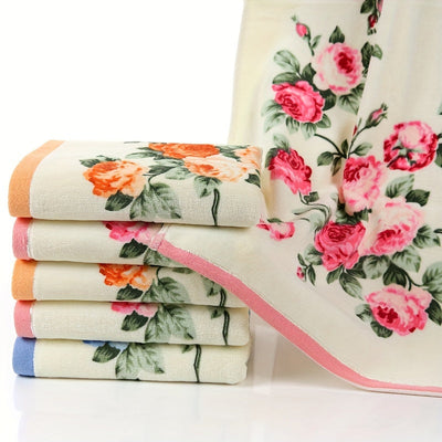 Blumenmuster Handtuch – Weich, Stilvoll & Perfekt für den Alltag