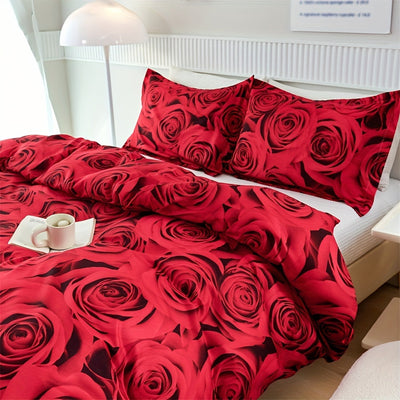 Bettwäsche-Set – Romantisches Rosen-Design für jede Jahreszeit