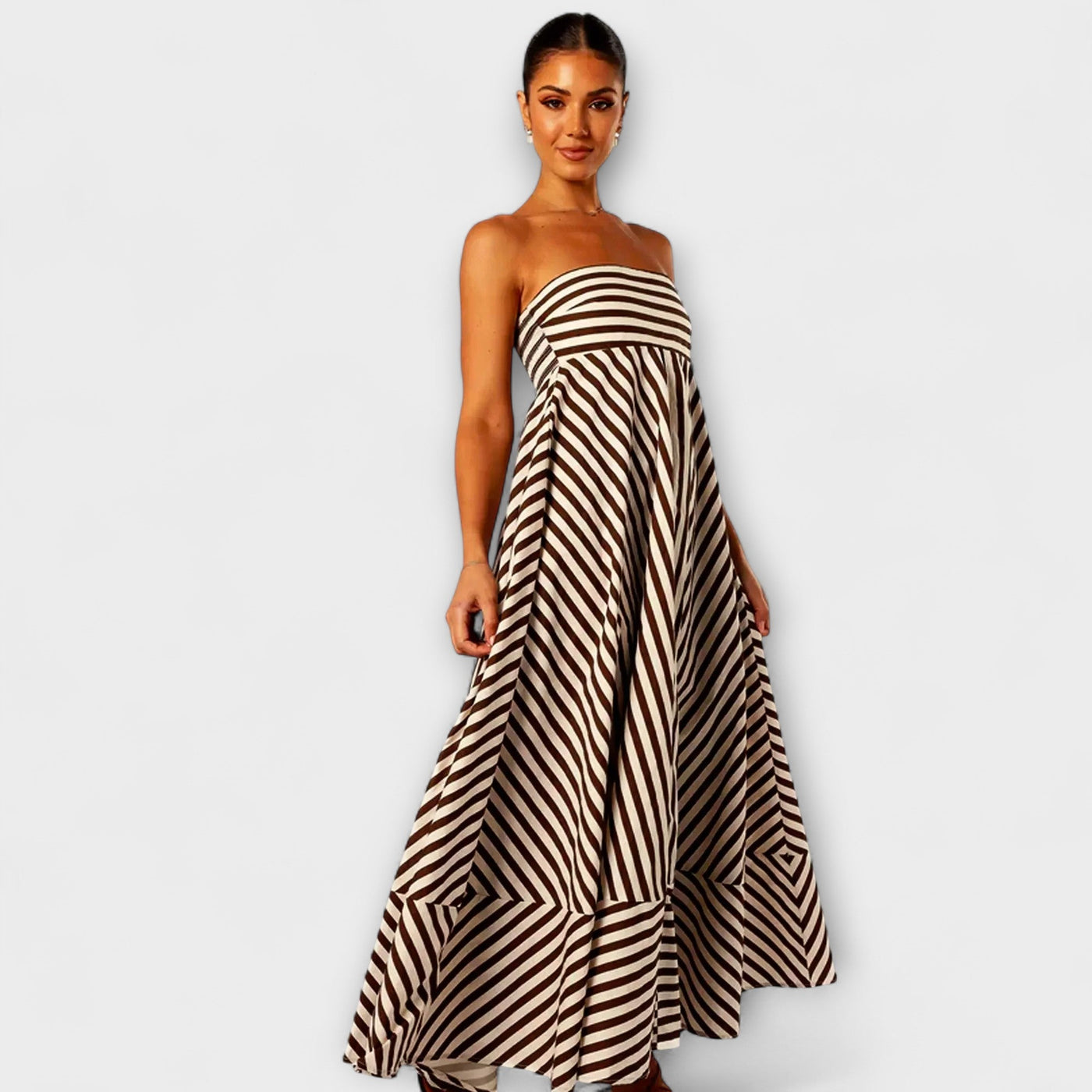 Maxikleid mit Rüschenshirt von Nachtzauber