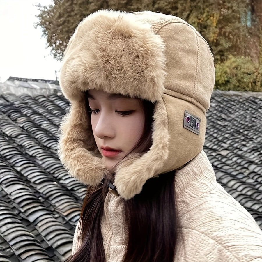 Anja | Elegante Winter Pilotenhoed mit Warmen Ohrflappen