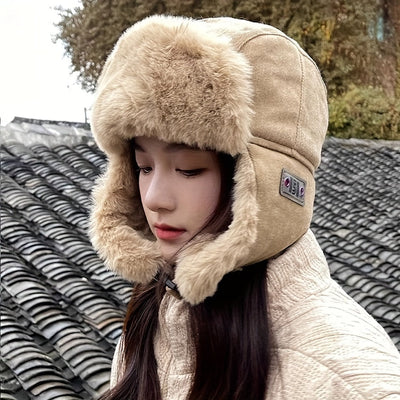 Anja | Elegante Winter Pilotenhoed mit Warmen Ohrflappen