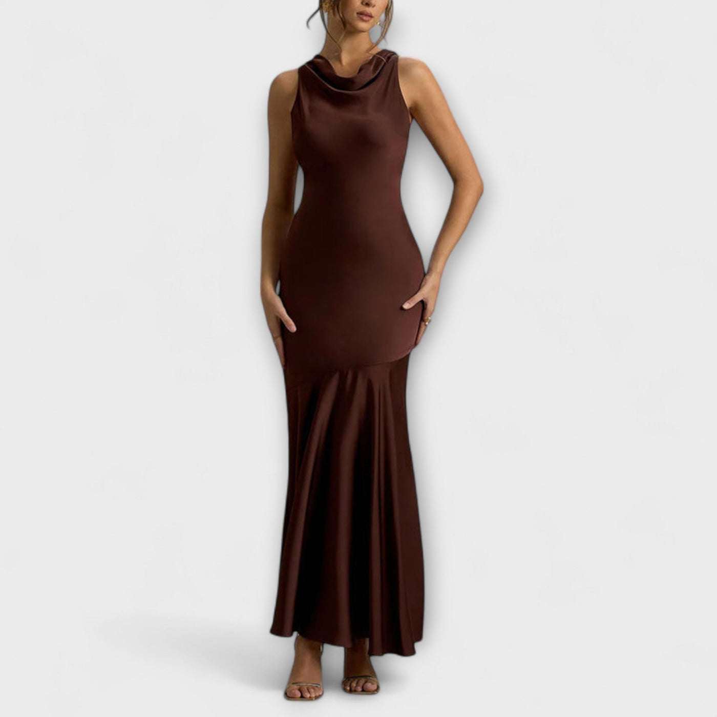 Lennon - Elegantes Satin-Maxi-Kleid