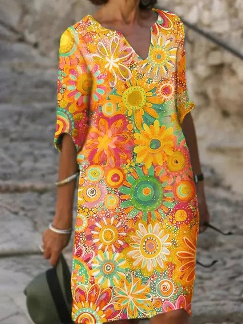 Blumenkleid für Damen – Elyra