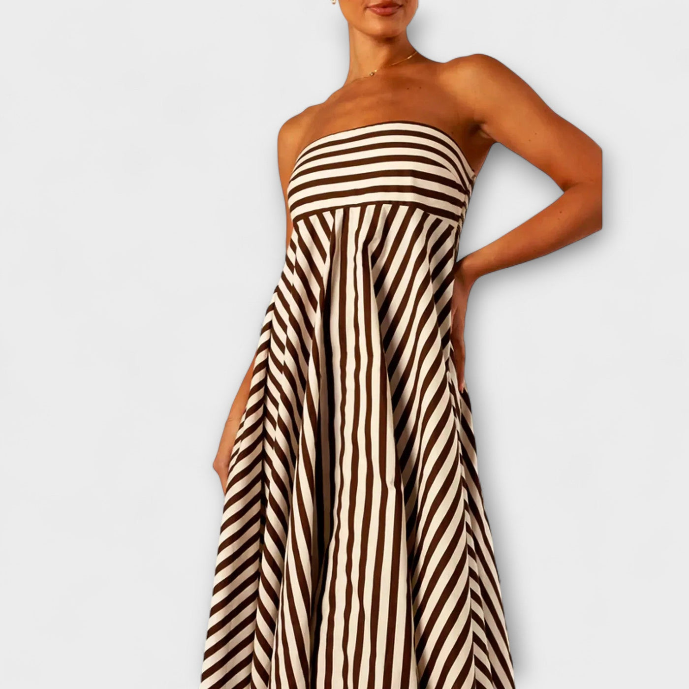 Maxikleid mit Rüschenshirt von Nachtzauber